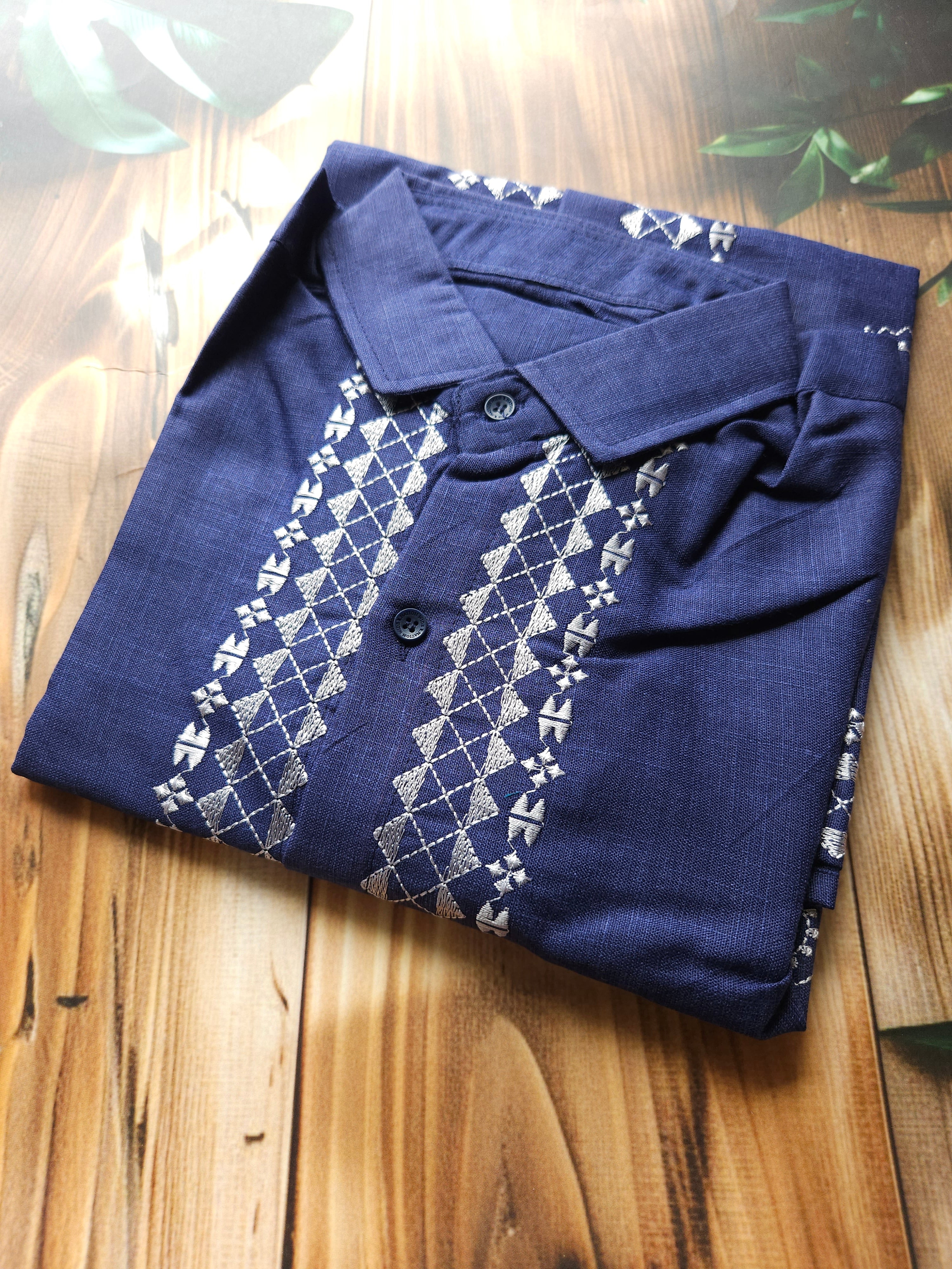 Men's Embroidered Shirt - Festive wear- ATB