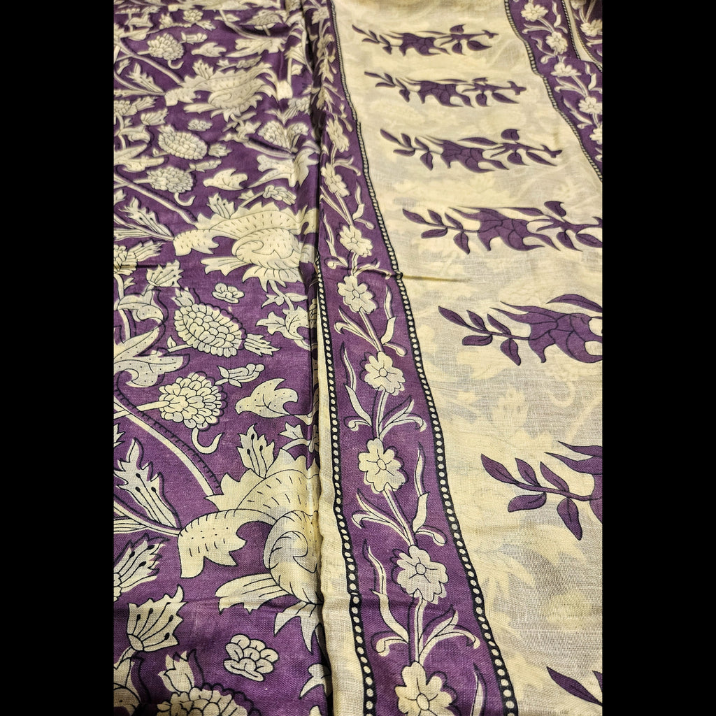 Mul Cotton - Ajrakh print Sarees - ATB