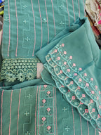 Georgette Embroidered Unstitched material