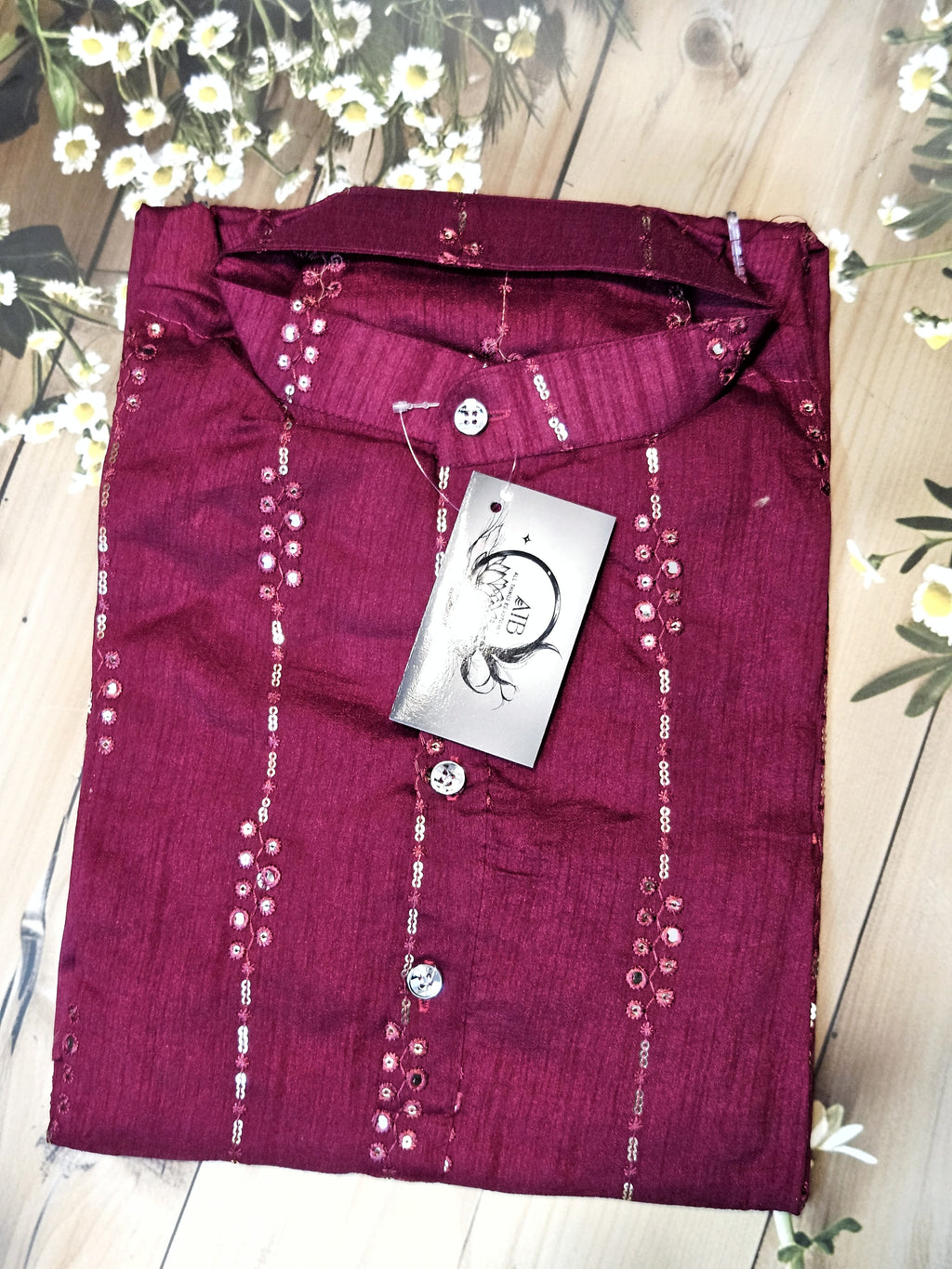 Men's Full sleeve Long Kurta - Silk - ATB