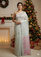 Metallic shade shimmer - Tissue Saree - ATB ✨️