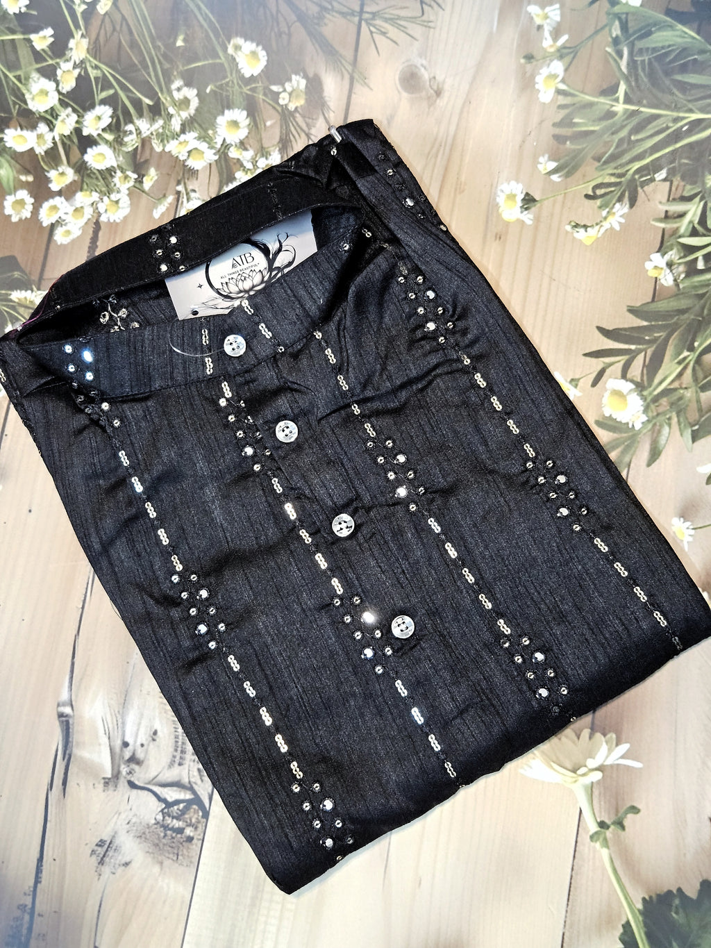 Men's Full sleeve Long Kurta - Silk - ATB