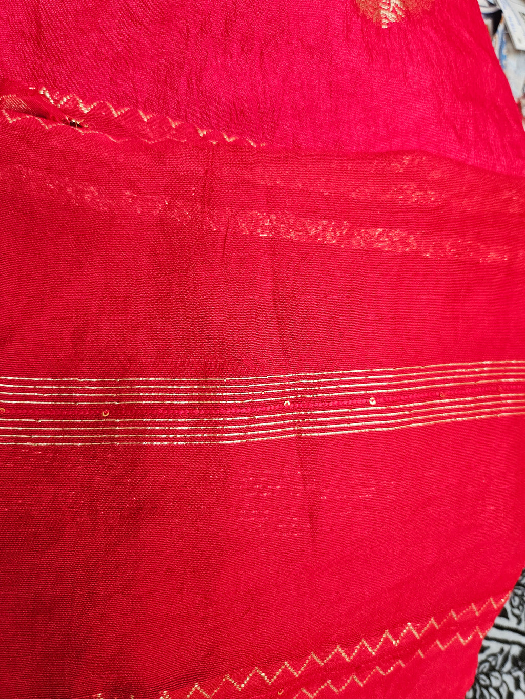 Banarasi Unstitched material - dual shade weaving - ATB ✨️